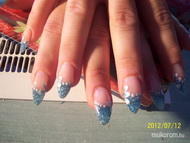 Kék Zselés köröm