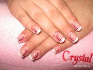 zselé építés akrillal