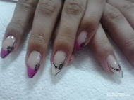 színváltós zselével