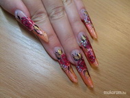 zselés akvarell diszités