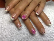 beépített szárított virág