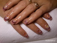 Őszies köröm Angélának