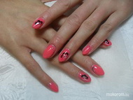 Fekete akril mintával