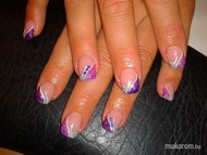 világos sötét lila csillámos