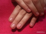 Rágott köröm építés előtt