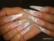 Áginak festett csipkeszegély