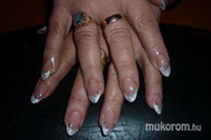 zselés müköröm akril díszités