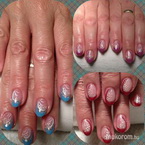 Kék piros lila egyveleg