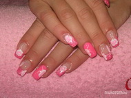 zselé építés akrillal