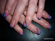 zselés müköröm akril díszités swarovski