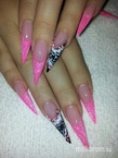 fekete pink