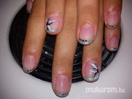 saját köröm zselével megerősítve