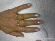 Francia ezüst és fehér mintával