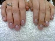 gel lac egy kis csillámmal