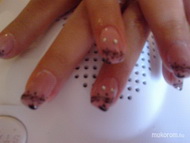 Csipke minta akrillal