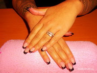 Épített fekete francia zselé