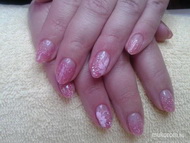 Akril díszítéssel