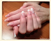 Best Nails - Fehér francia