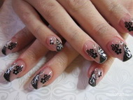 Best Nails - fekete ezüst