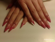 rózsaszín stiletto