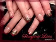 bordó silhouette matricával