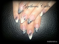 épített zselé akril festéssel magamnak