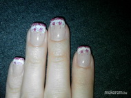 francia pici csillámmal dísszel