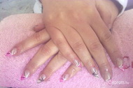Piri körme rózsaszín és fehér