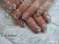 Francia köröm variáció