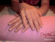 Saját köröm zselézése masnis