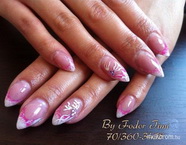 Francia rózsaszín csillámmal