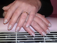 Csillámos zselés töltés