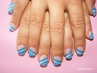 türkizes csillámos