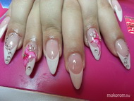 fehér francia virággal