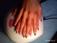 Best Nails - csillámporos