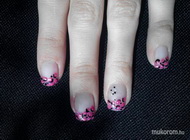 Csillámos rózsaszín állatmintás