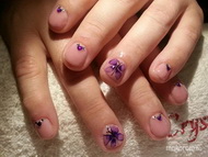 saját köröm akvarell díszítéshez