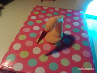 Épített zselé hegyes