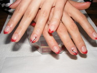 zselés díszítés akrillal