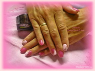 Babarózsaszín Pink csillámos variáció