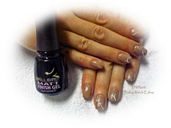 Matt kávé fehérrel kombinálva