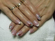 Akrillal festett minta