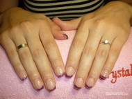 Best Nails - lila csillogó
