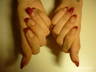 Best Nails - francia piros gyűrűs