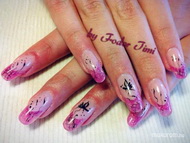 Üveghatású pink marilyn