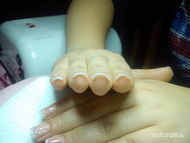 Bianka szalagavatós körmei