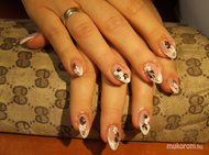 zselé akril festéssel