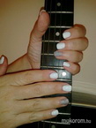 Best Nails - fehér gyűrűsön ezüst