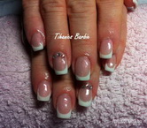 francia tipp zselé csillámos 