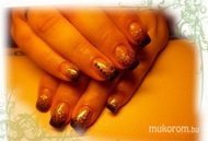 Best Nails - Arany fekete csillám